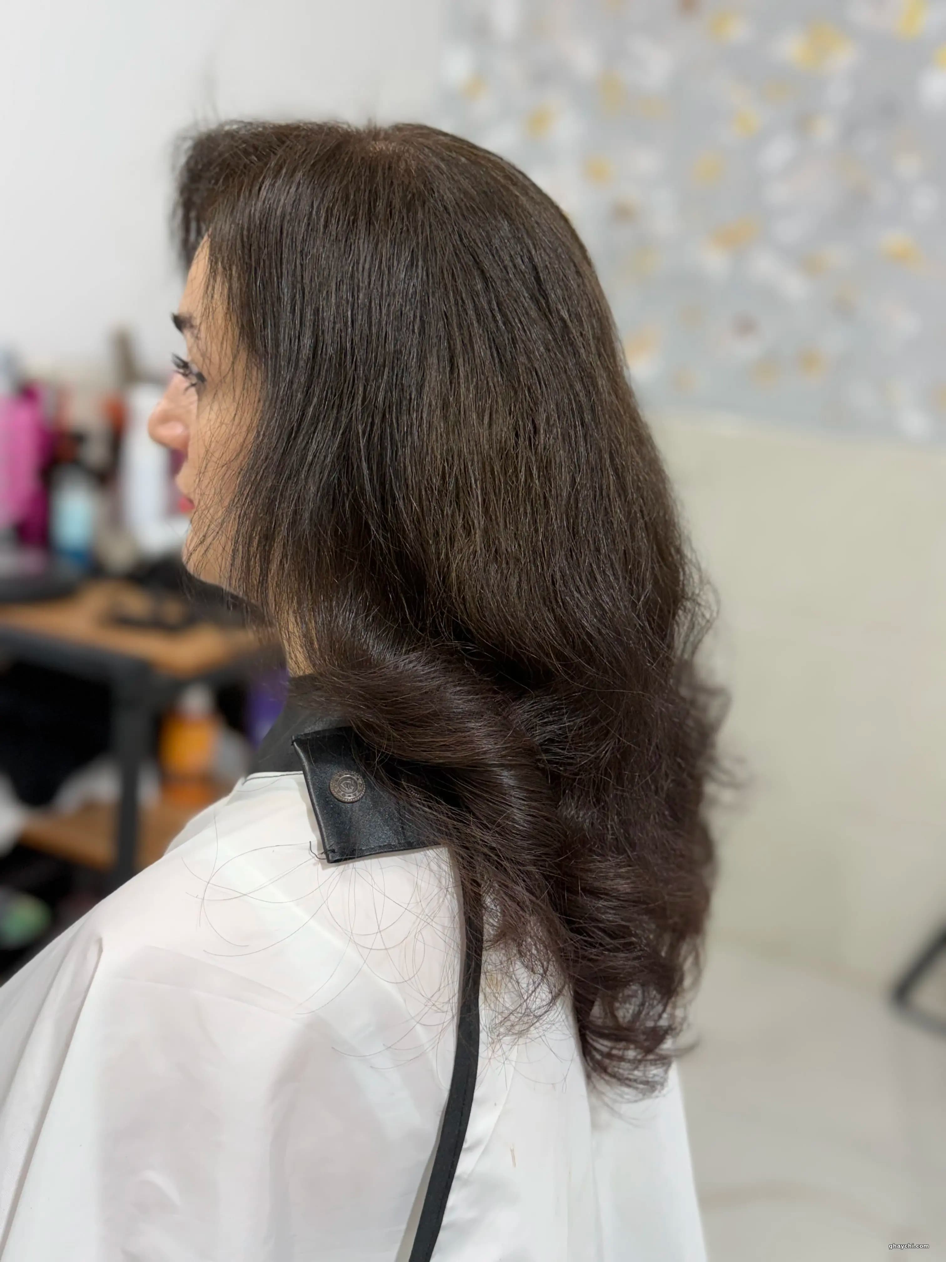 نمونه کار مو — کوتاهی و کپ مو قبل و بعد زنانه در یزد، یزد — افروز لقمانی