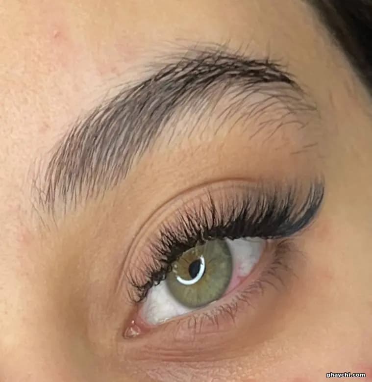 نمونه کار مژه — اکستنشن مژه زنانه در یزد، یزد — ریحانه حکیمیان