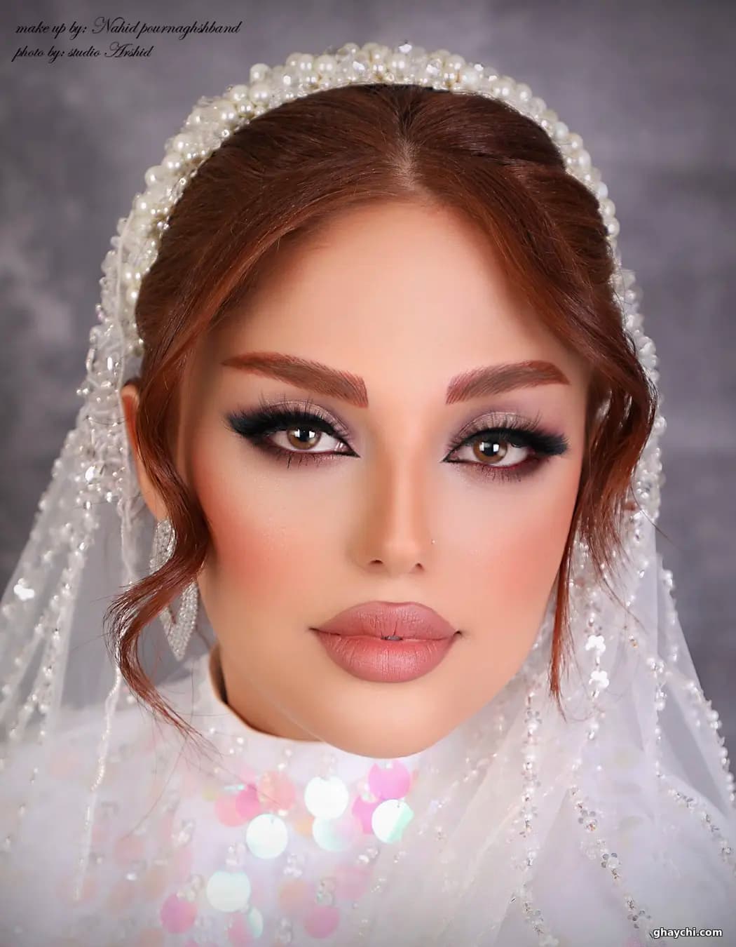 نمونه کار عروس — میکاپ عروس زنانه در جابر، اصفهان — سالن آدینه