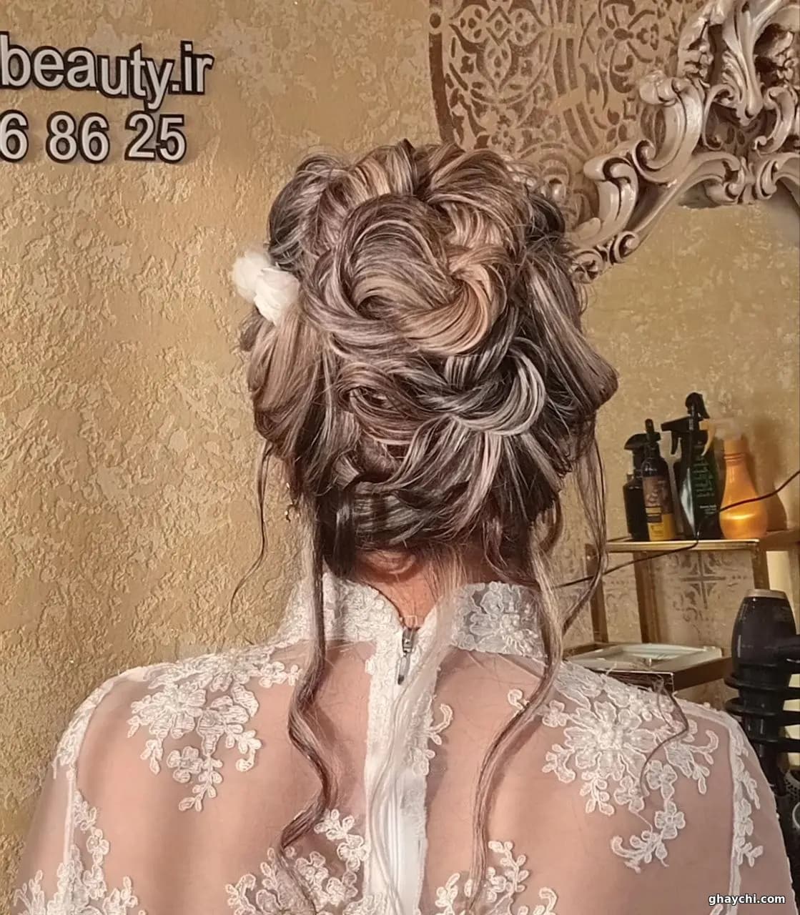 نمونه کار مو — شینیون و کرلی زنانه در کرج، کرج — زینب طیبی