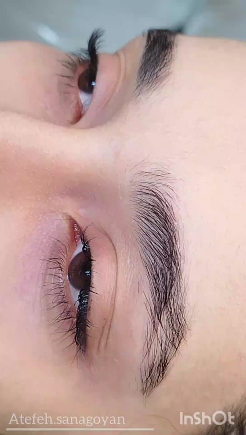 نمونه کار آرایش دائم — آرایش دائم بدن و صورت ویدئو زنانه در خیابان هفده شهریور، تهران — عاطفه ثناگویان