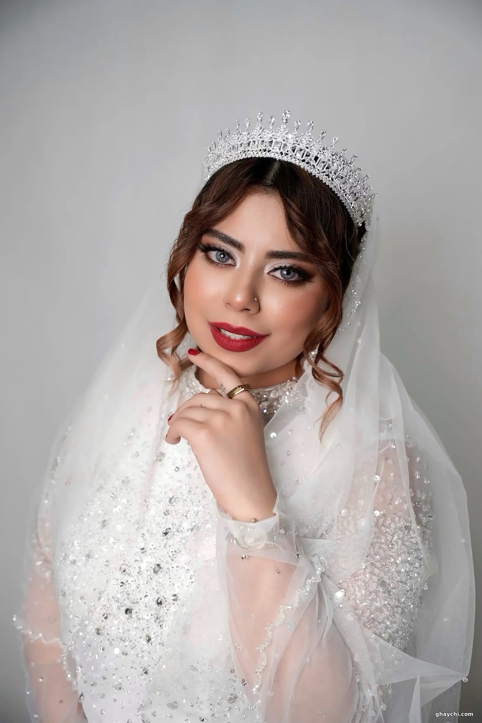نمونه کار عروس — میکاپ عروس قبل و بعد زنانه در قم، قم — فاطمه راستی