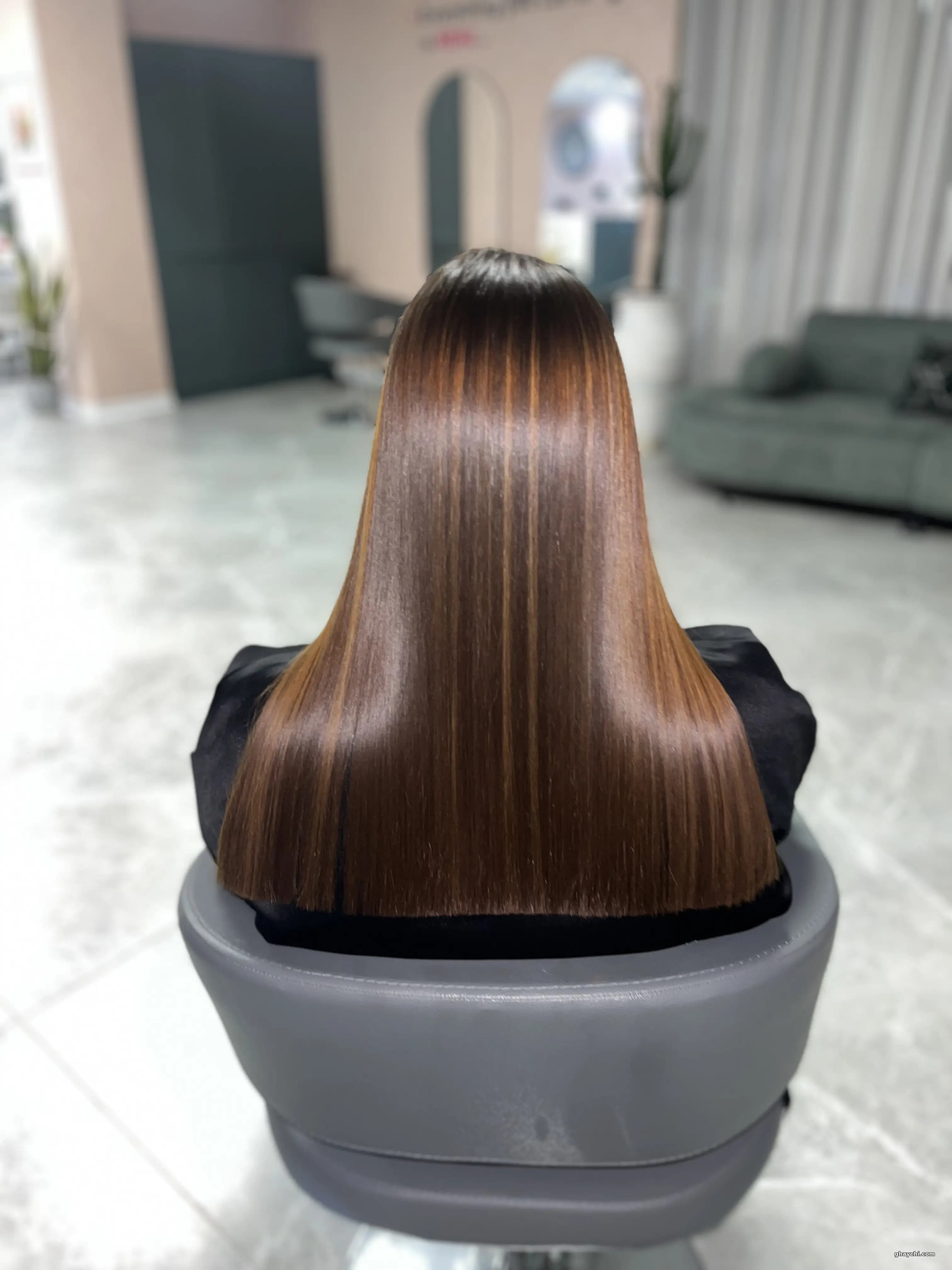 نمونه کار مو — کراتین و پروتئین تراپی زنانه در کرج، کرج — گلشن اینانلو