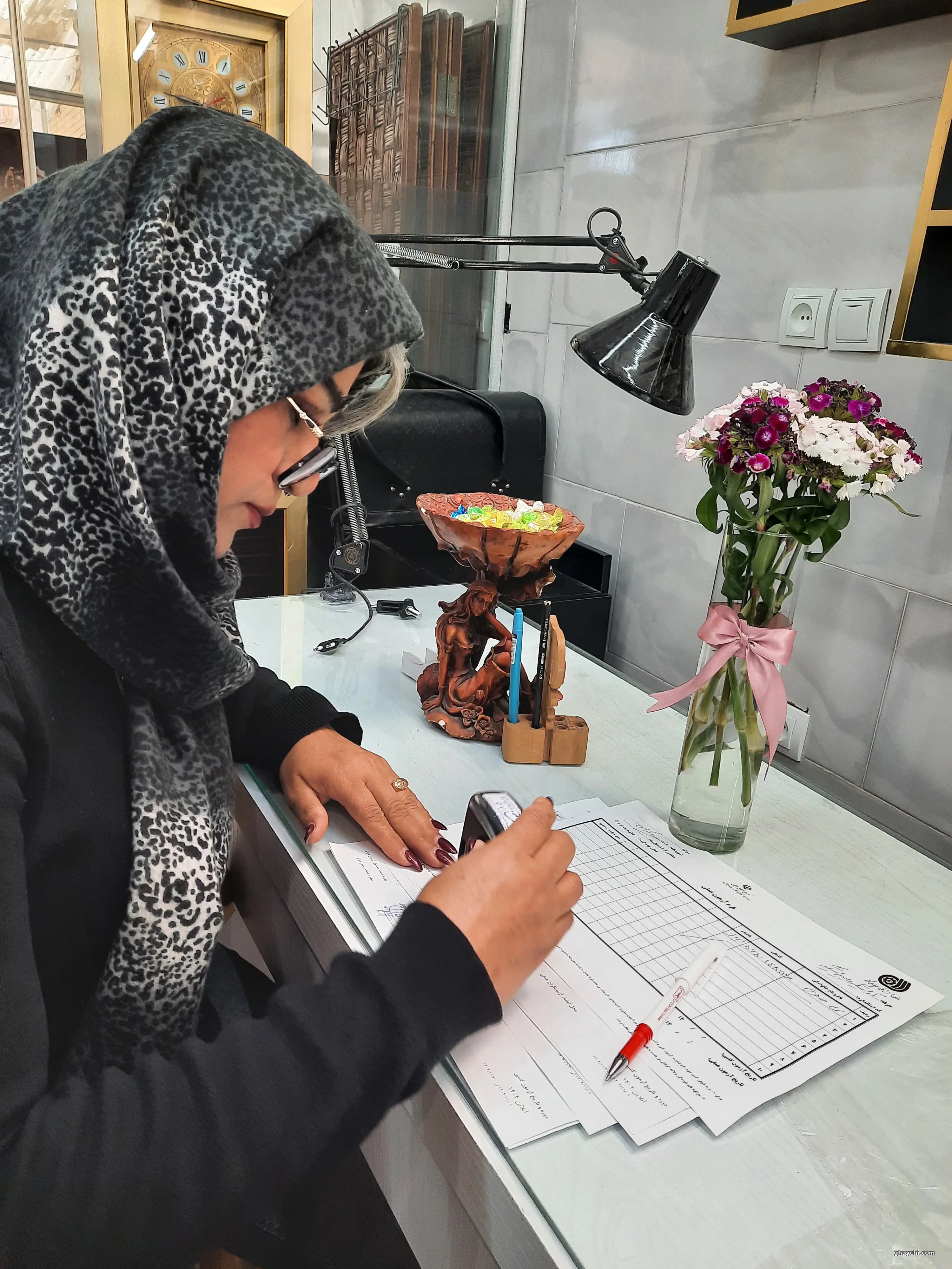 نمونه کار مو — بوتاکس و احیا مو قبل و بعد زنانه در ملک شهر، اصفهان — مهناز عبدی