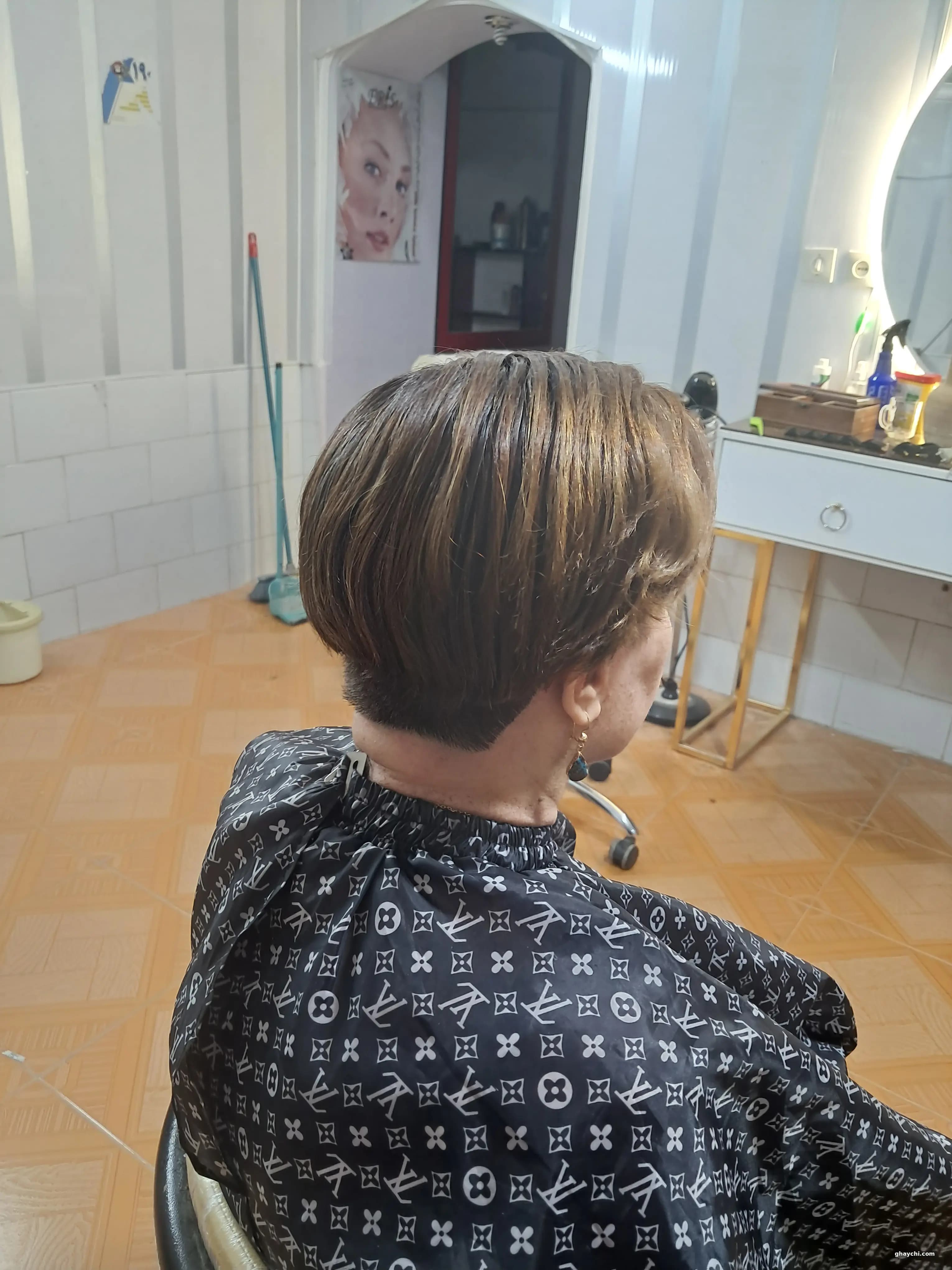 نمونه کار مو — کوتاهی و کپ مو زنانه الهام هاشم پور