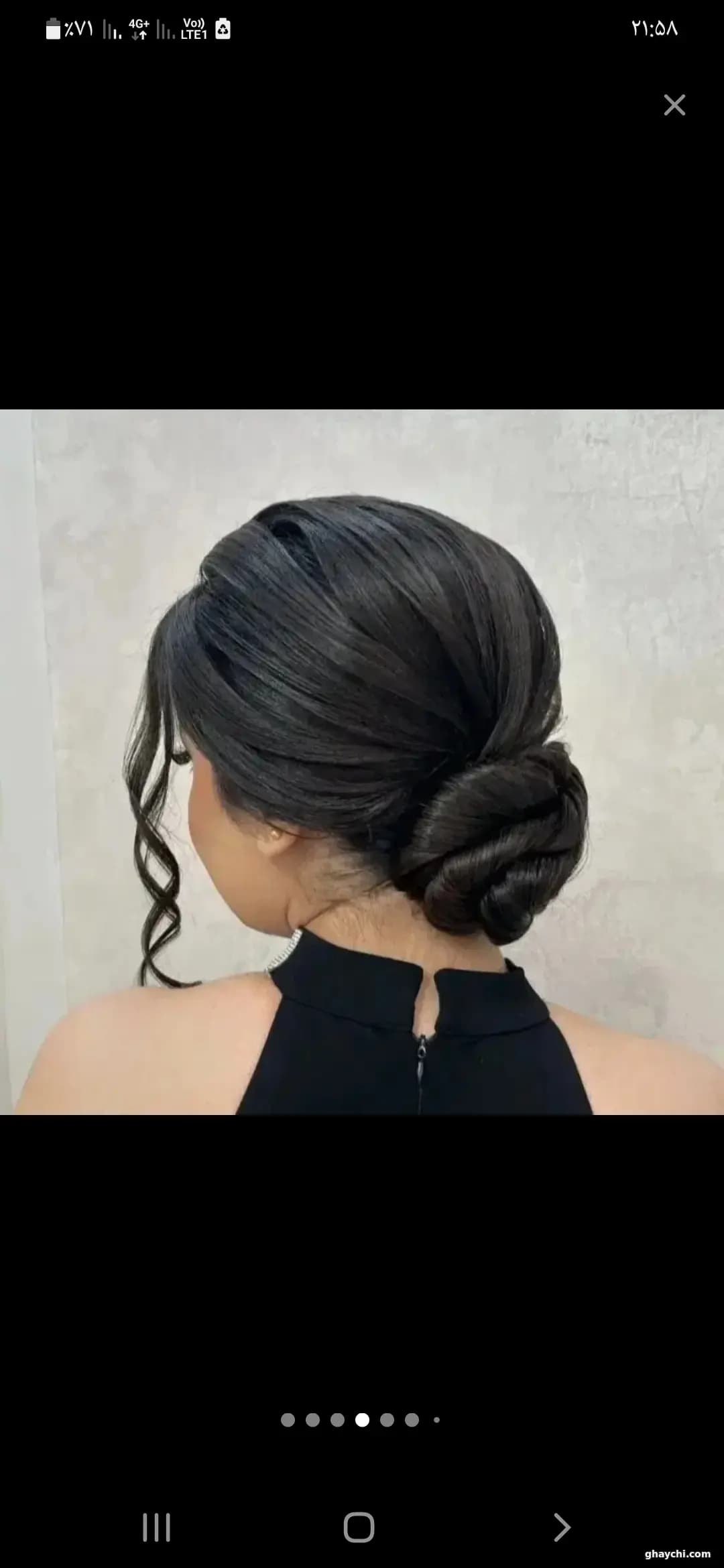 نمونه کار مو — شینیون و کرلی زنانه مرضیه ناصری