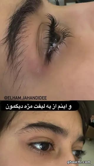 نمونه کار ابرو — لیفت ابرو زنانه در اردبیل، اردبیل — روژان