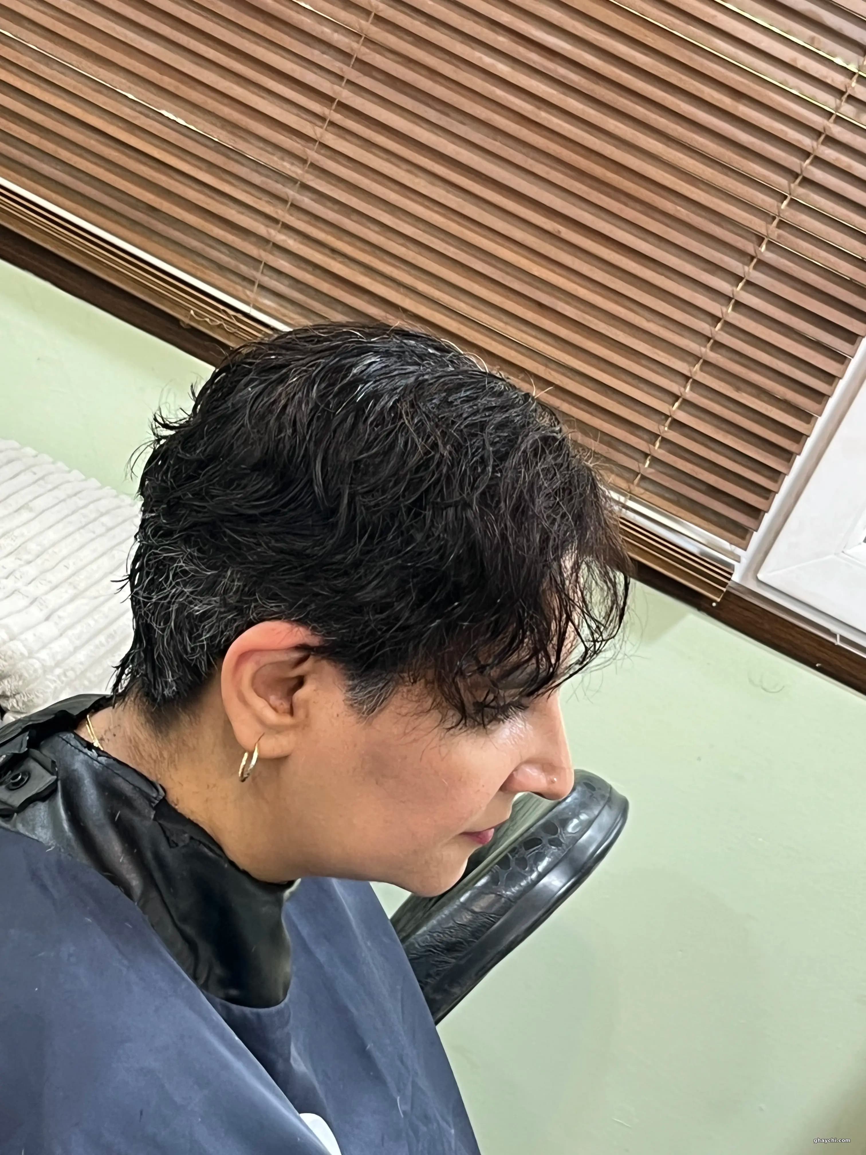 نمونه کار مو — کوتاهی و کپ مو قبل و بعد زنانه افسانه غلامی