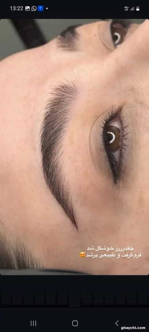 نمونه کار آرایش دائم — میکروبلیدینگ زنانه در مشهد، مشهد — فالی سلاجقه