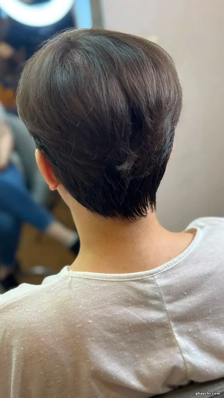 نمونه کار مو — کوتاهی و کپ مو قبل و بعد زنانه در قم، قم — زهرا سادات احمدزاده مبینی