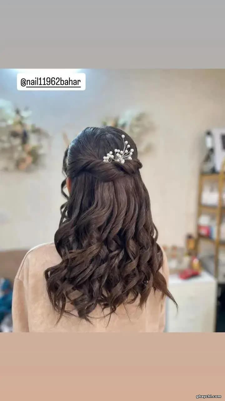 نمونه کار مو — شینیون و کرلی زنانه در رباطکریم، رباطکریم — بهاره شیری