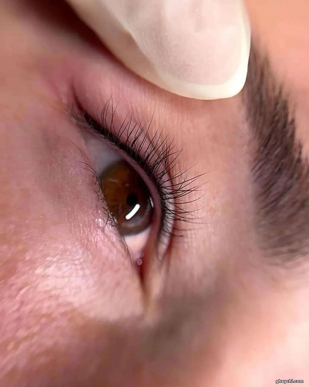 نمونه کار آرایش دائم — بن مژه زنانه در پاسداران، تهران — ماه بیوتی