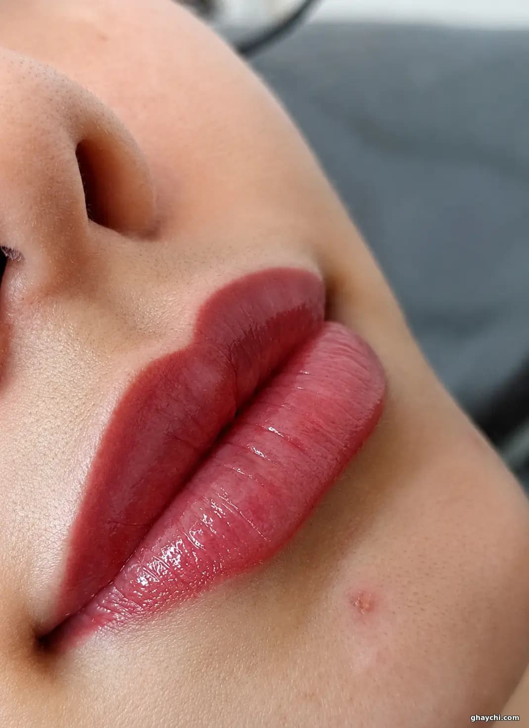 نمونه کار آرایش دائم — آرایش دائم بدن و صورت قبل و بعد زنانه در قم — پریسا محمدی