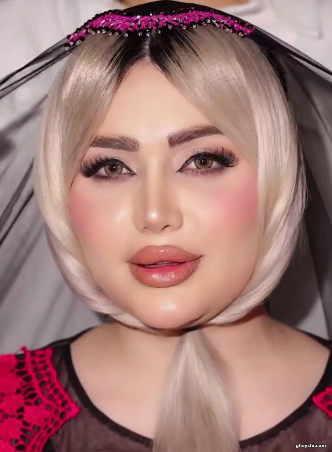 نمونه کار عروس — میکاپ عروس قبل و بعد زنانه در شیراز — نازنین زمانی