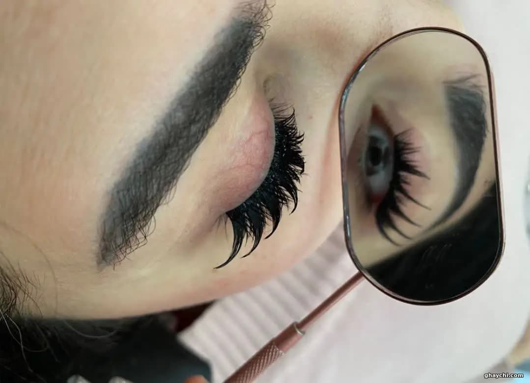نمونه کار مژه — اکستنشن مژه زنانه در رباطکریم، رباطکریم — بهاره شیری