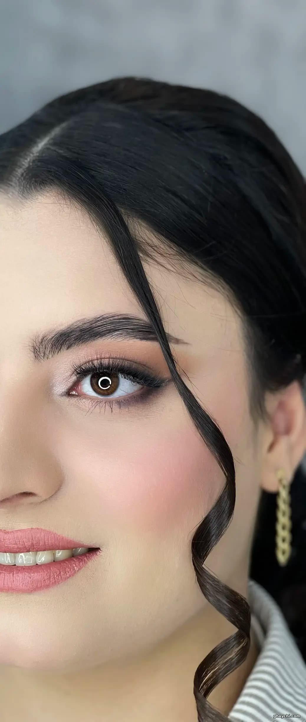 نمونه کار میکاپ — میکاپ لایت قبل و بعد زنانه در قم، قم — فاطمه راستی