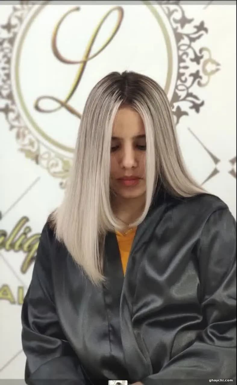 نمونه کار مو — مش و هایلایت زنانه در یزد، یزد — فاطمه زارع