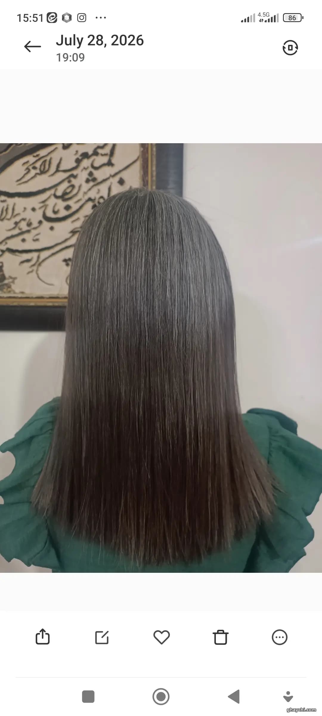 نمونه کار مو — کراتین و پروتئین تراپی قبل و بعد زنانه در پیروزی، تهران — مرضیه حیدری