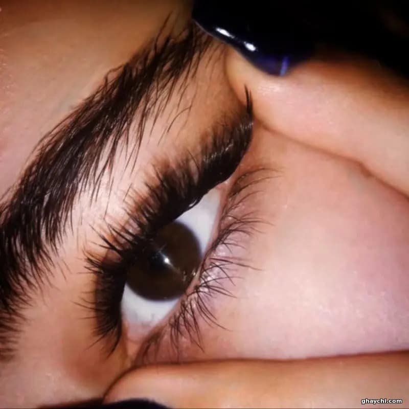 نمونه کار مژه — اکستنشن مژه زنانه در خیابان هاشمی، تهران — عسل بایندر