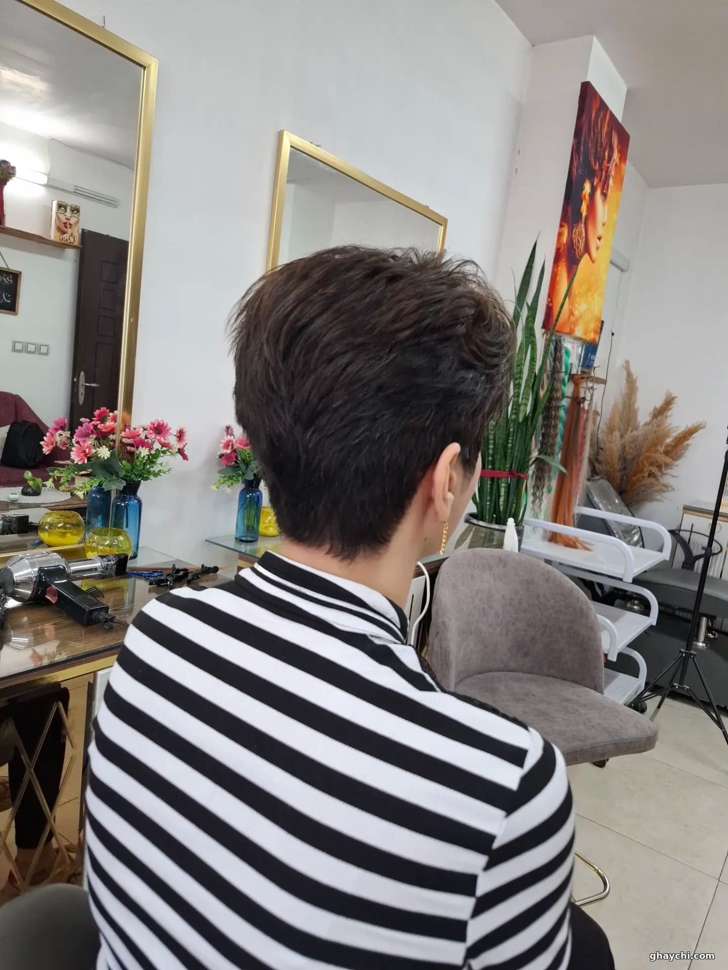نمونه کار مو — کوتاهی و کپ مو قبل و بعد زنانه در اصفهان، اصفهان — شیرین شفیعی