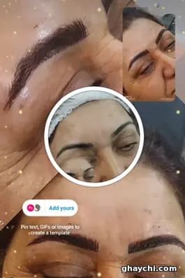 نمونه کار آرایش دائم — میکروبلیدینگ زنانه در پاداد شهر، اهواز — سهیلا سلیمانی