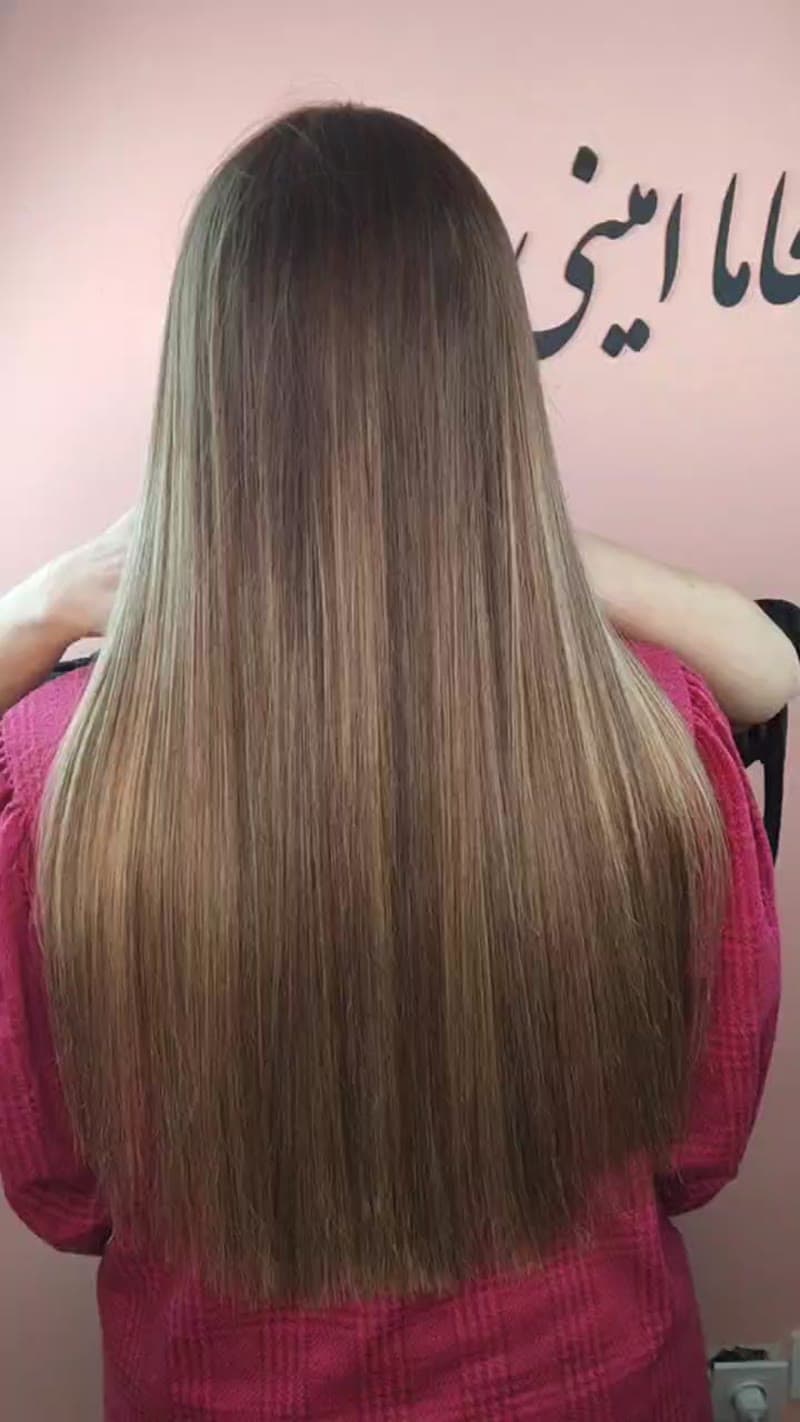 نمونه کار مو — بوتاکس و احیا مو ویدئو زنانه در تهرانسر، تهران — مینا یافت آبادی
