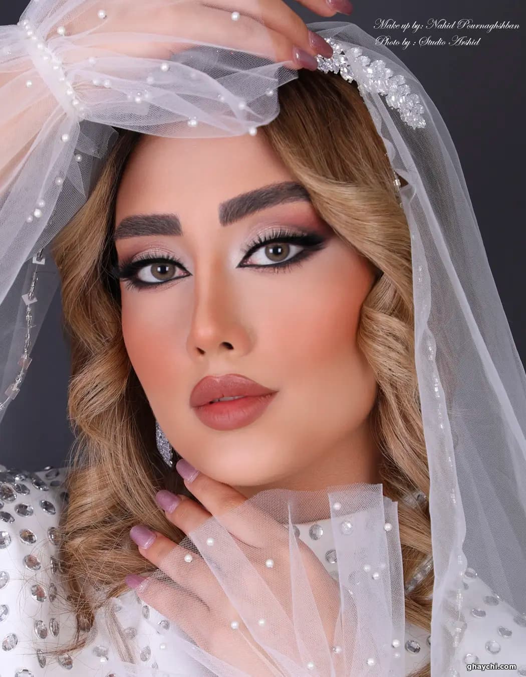 نمونه کار عروس — میکاپ عروس زنانه در جابر، اصفهان — سالن آدینه