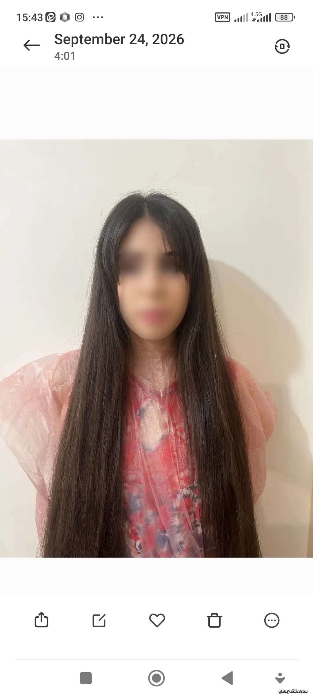 قبل مو — دکلره و رنگ مو در پیروزی، تهران — مرضیه حیدری