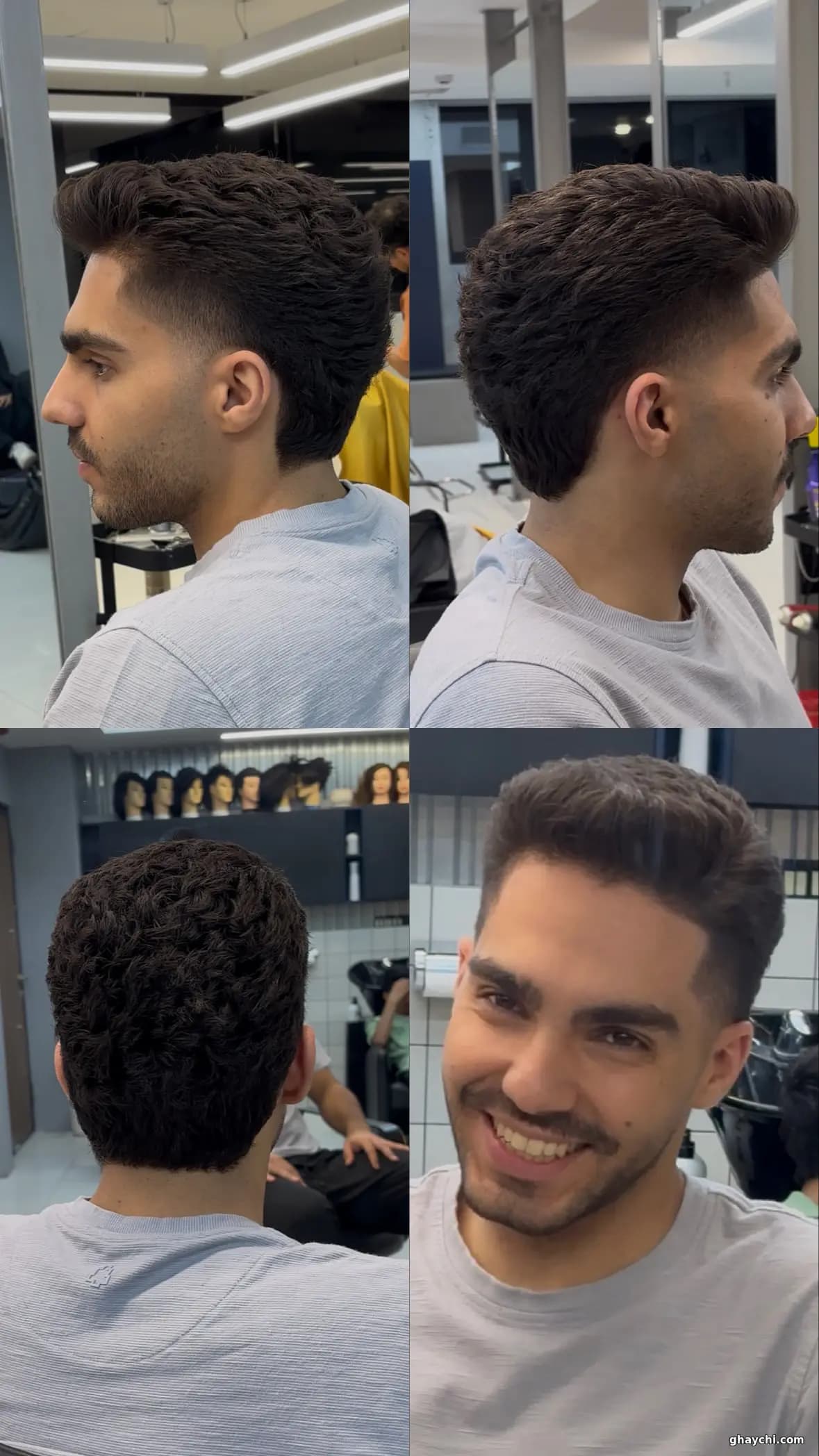 نمونه کار موی سر — اصلاح مو مردانه در  خیابان شیخ صدوق، اصفهان — مهران مرادی