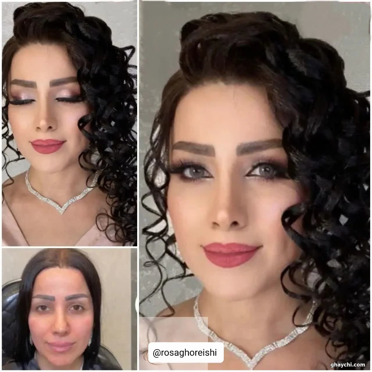 نمونه کار عروس — میکاپ عروس زنانه در خیابان میر، اصفهان — سالن زیبایی رزا