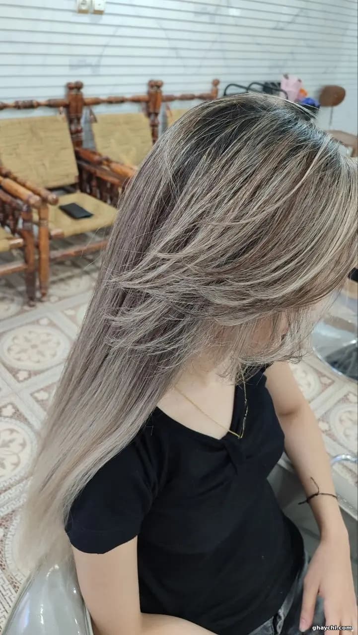نمونه کار مو — مش و هایلایت زنانه در جیرفت، جیرفت — مهدیه جهان مهر