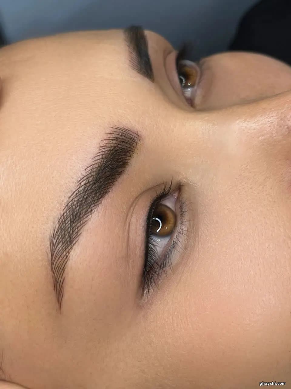 نمونه کار آرایش دائم — میکروبلیدینگ زنانه در خیابان هاشمی نژاد، مشهد — اکرم اکبری