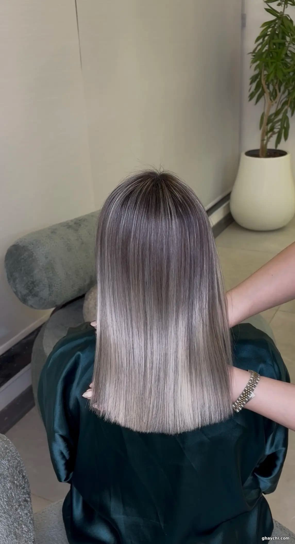 نمونه کار مو — کراتین و پروتئین تراپی زنانه در رشت، رشت — نرجس اکبرزاده