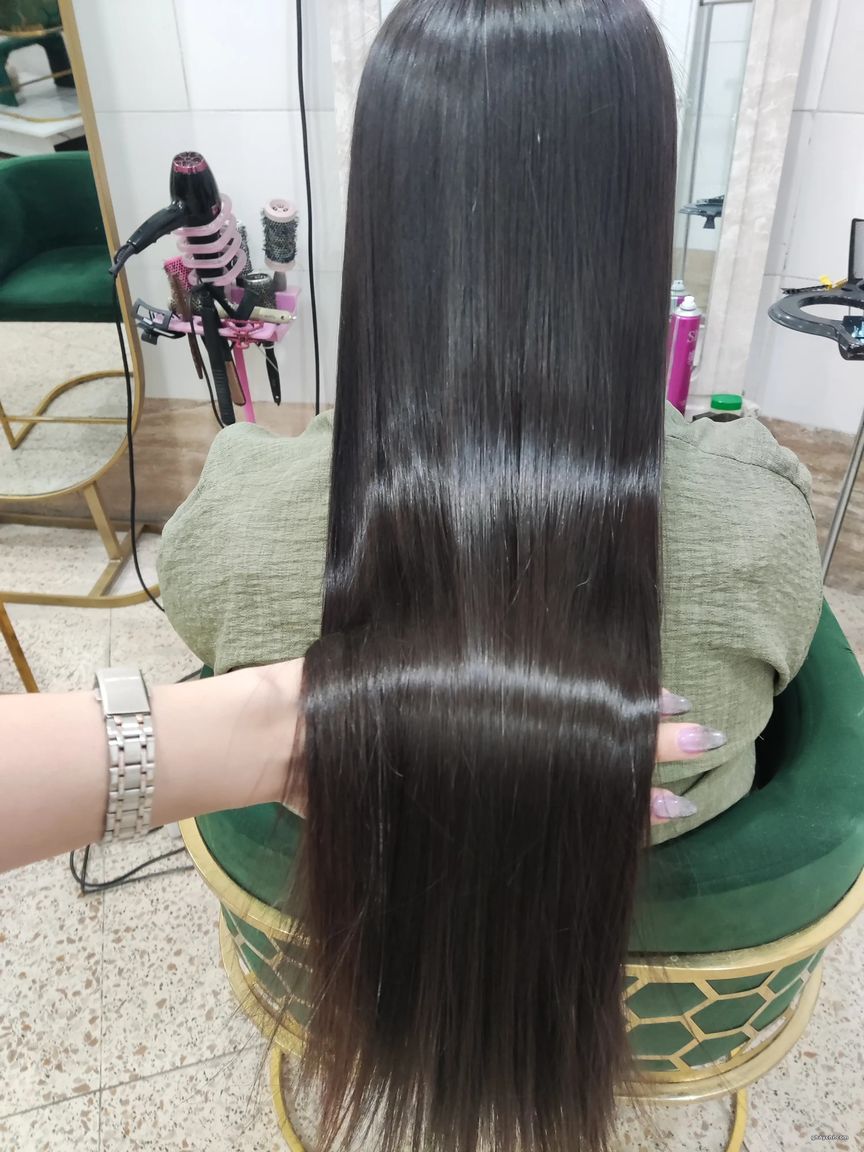 نمونه کار مو — کراتین مو زنانه در ولیعصر، تبریز — دنیز فدائی
