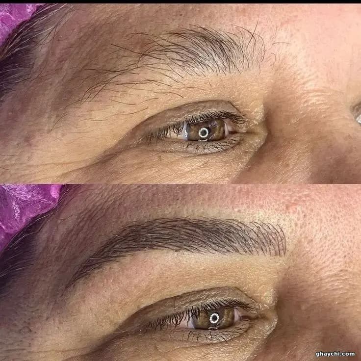 نمونه کار آرایش دائم — میکروبلیدینگ زنانه در بلوار معلم، مشهد — ترانه آشفته