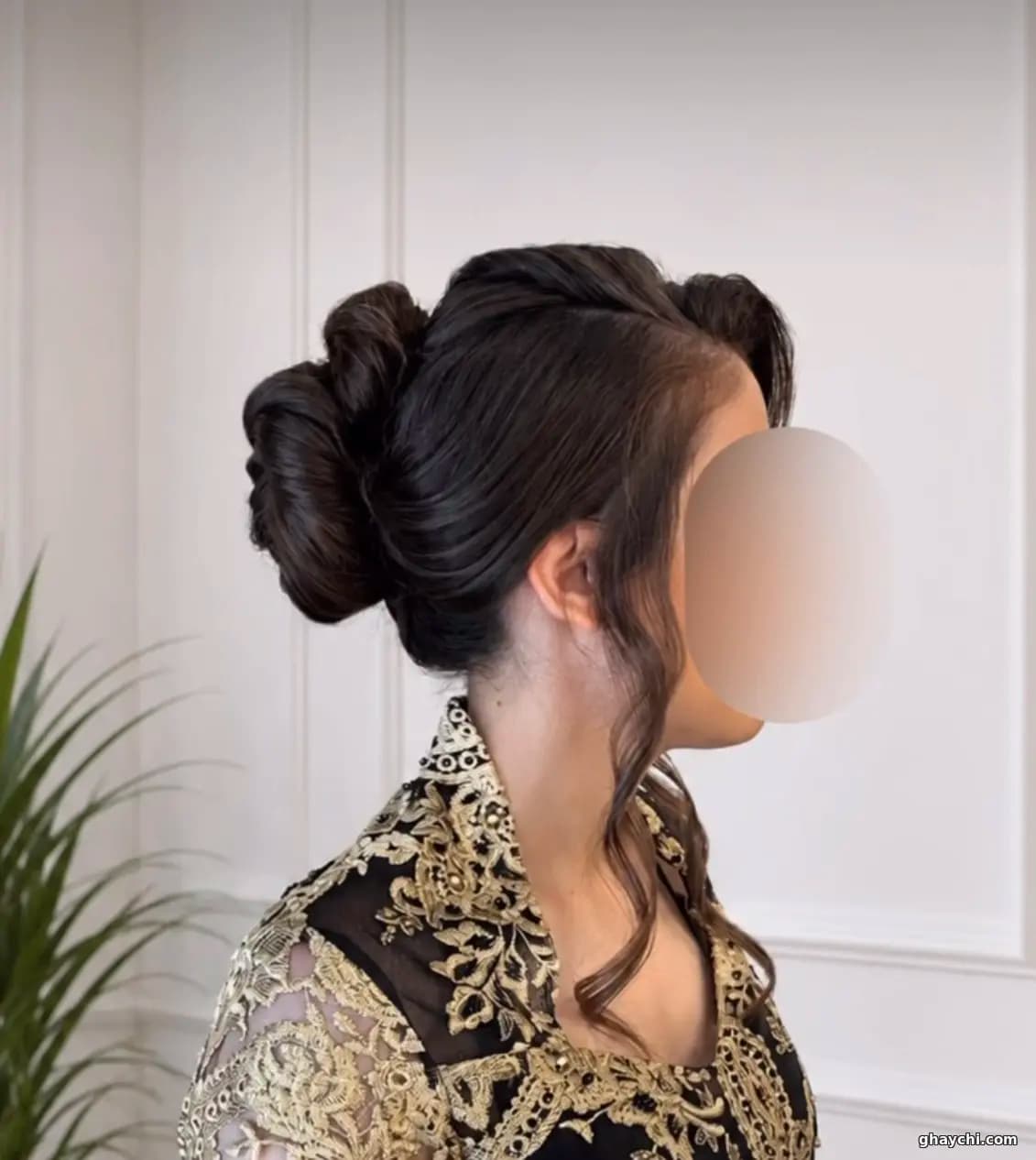 نمونه کار مو — شینیون و کرلی زنانه در پاسداران، تهران — مژده قانع پور