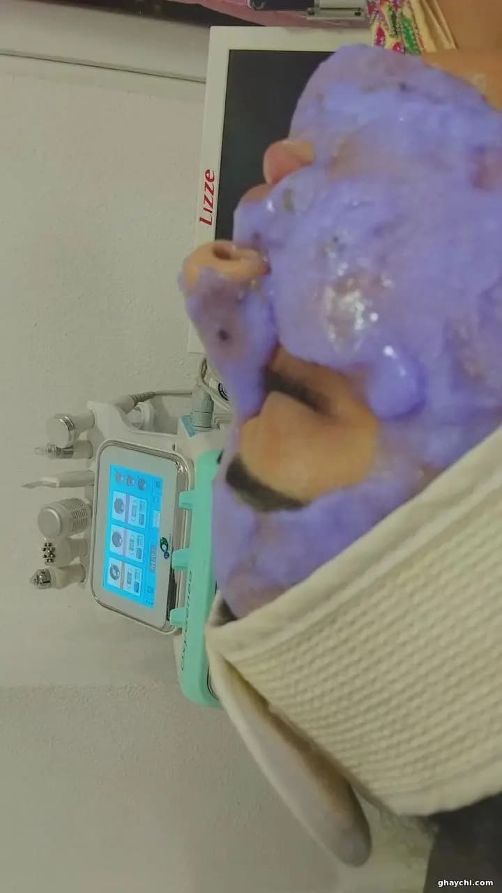 نمونه کار پوست — فیشیال صورت زنانه در قشم، قشم — مرضیه باغبانی