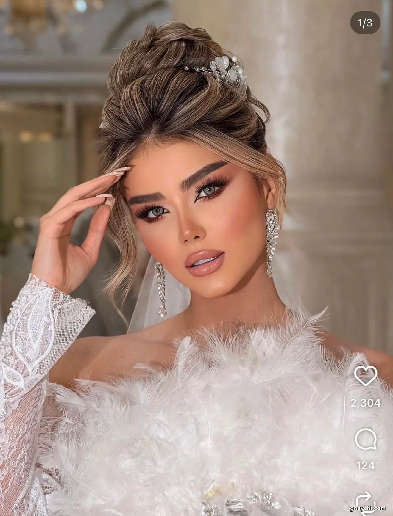 نمونه کار عروس — میکاپ عروس قبل و بعد زنانه در فرهنگ شهر، شیراز — مجموعه vipعروس مهشیدزارعی