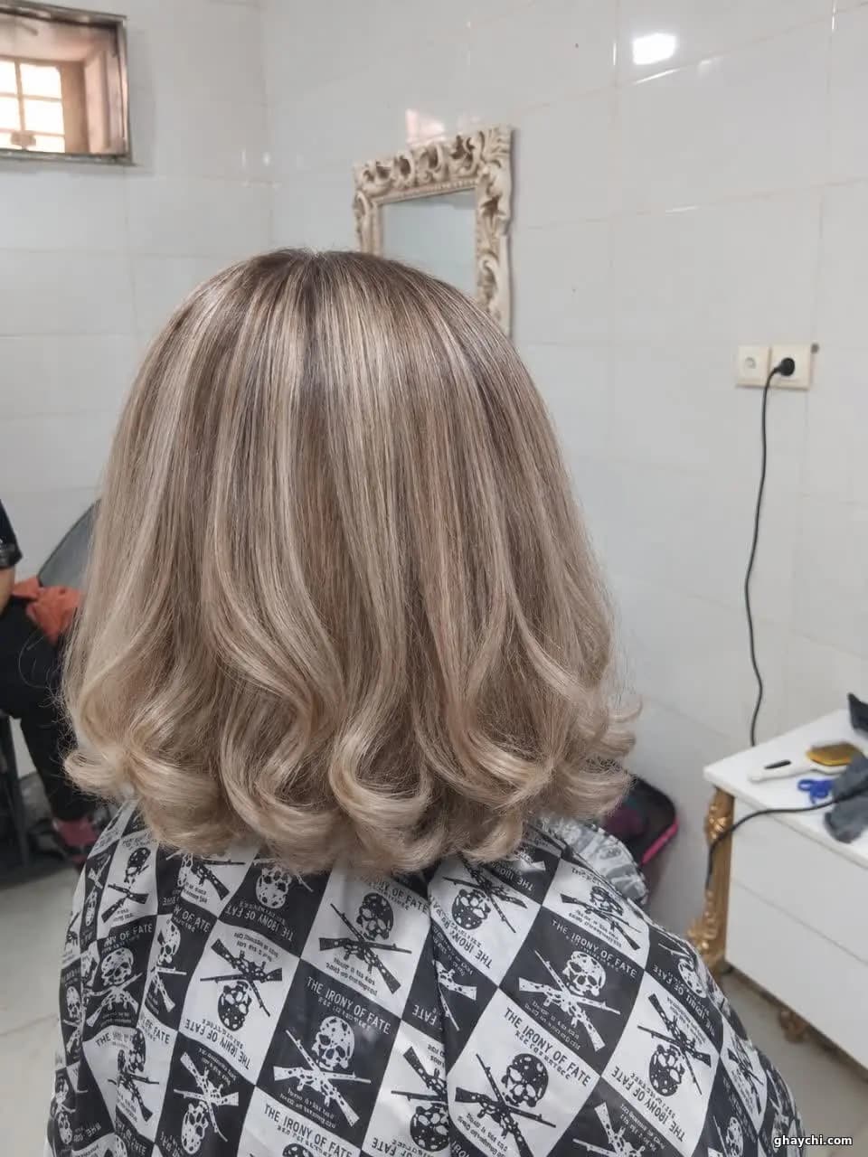 نمونه کار مو — مش و هایلایت زنانه در کوی علوی، اهواز — فاطمه آشتاب