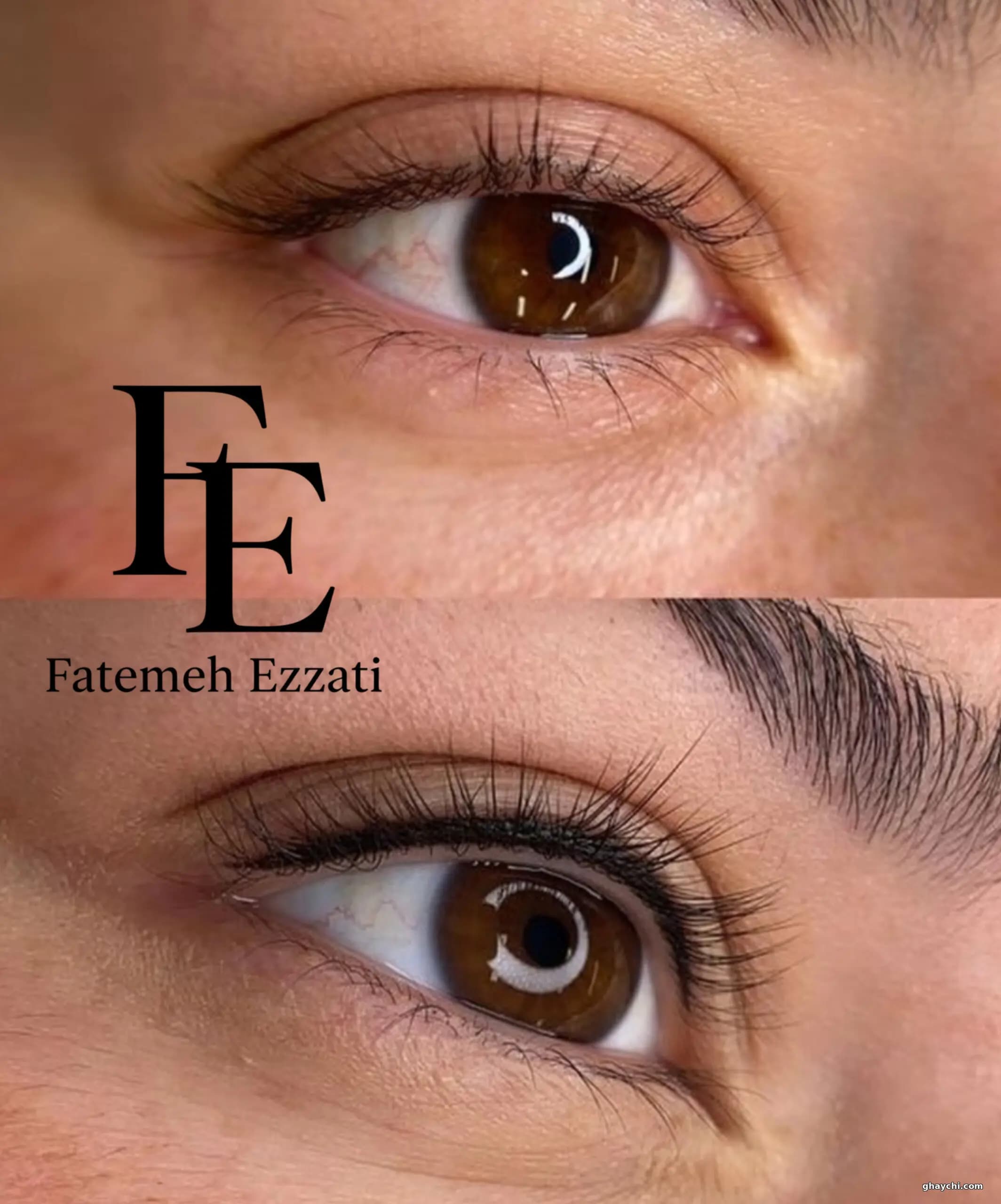 نمونه کار آرایش دائم — بن مژه زنانه در کرمانشاه، کرمانشاه — فاطمه عزتی
