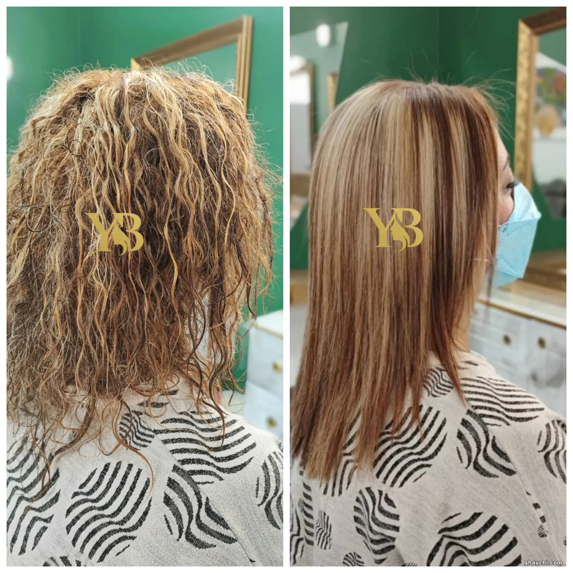 نمونه کار مو — کراتین و پروتئین تراپی زنانه در اسلامشهر، اسلامشهر — یکتا