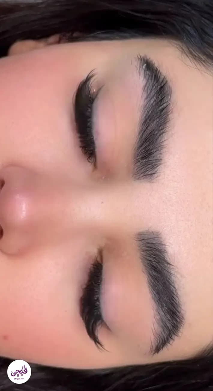 نمونه کار مژه — اکستنشن مژه قبل و بعد زنانه در خیابان لاله، اصفهان — نسرین بهارلویی