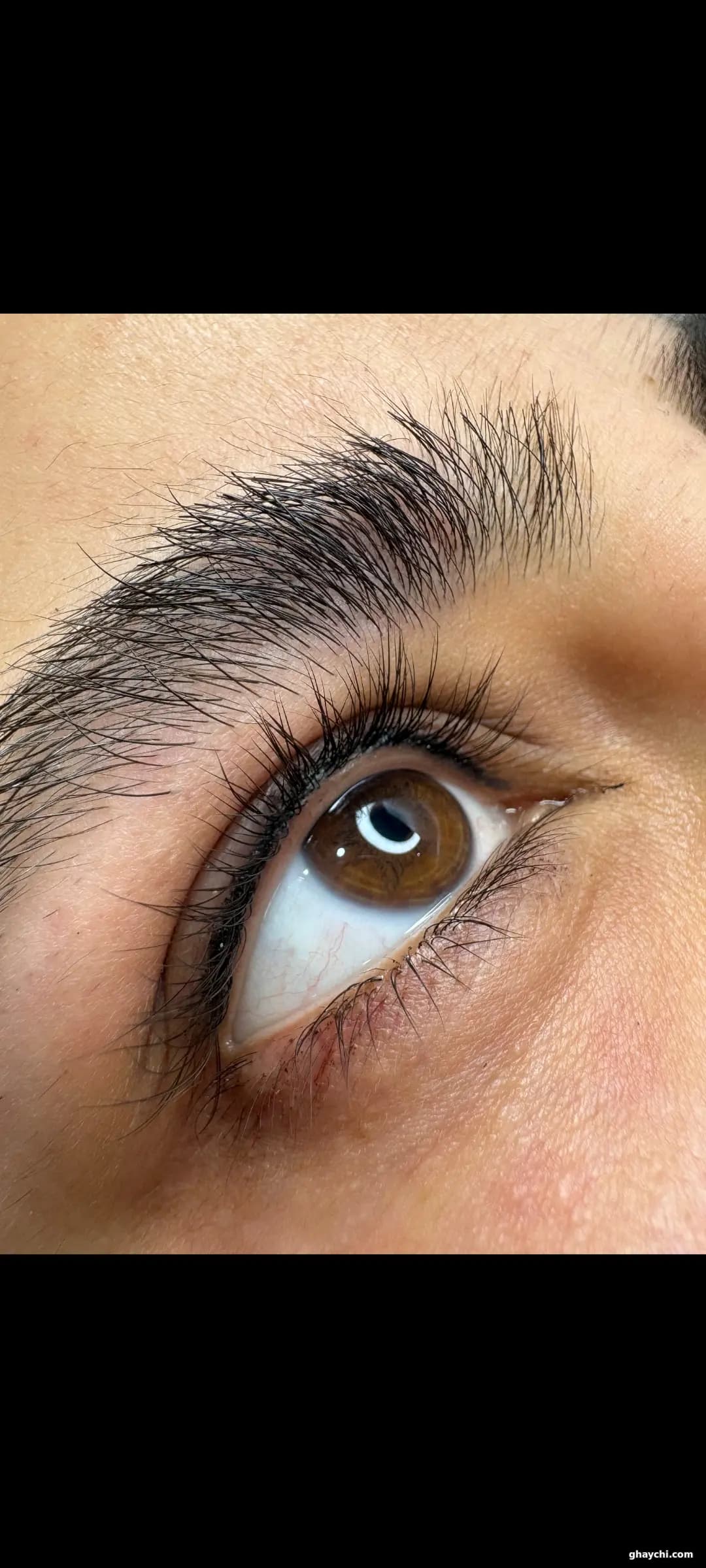 نمونه کار آرایش دائم — بن مژه زنانه در خانه اصفهان، اصفهان — مریم امیری