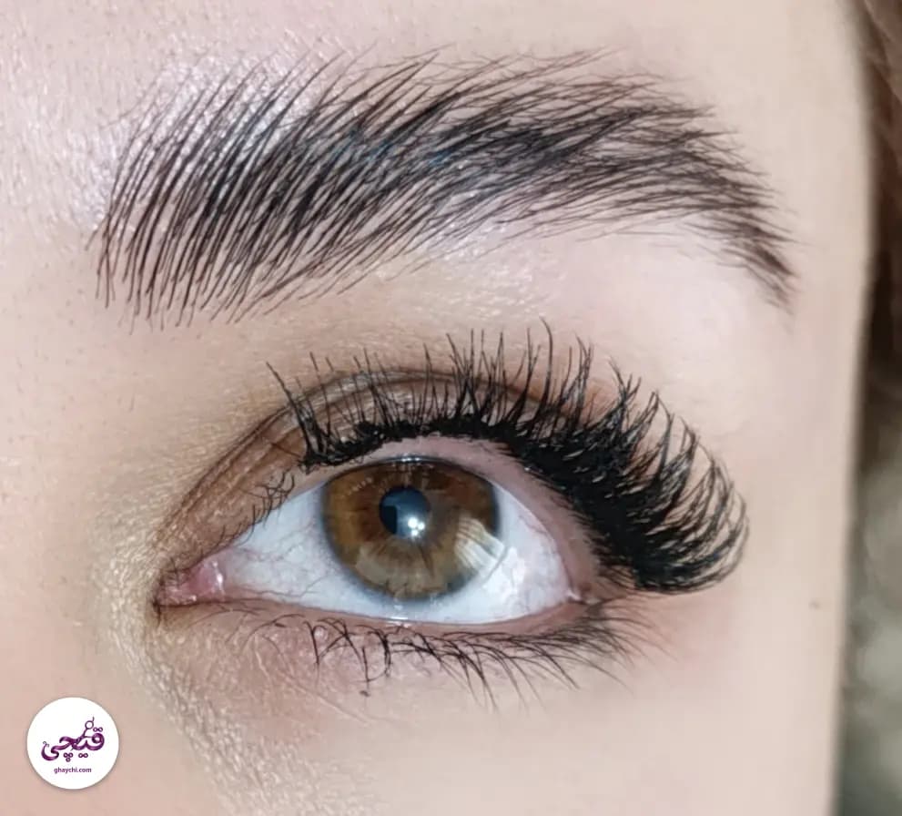نمونه کار مژه — اکستنشن مژه زنانه در مشهد، مشهد — لیلا کریمی