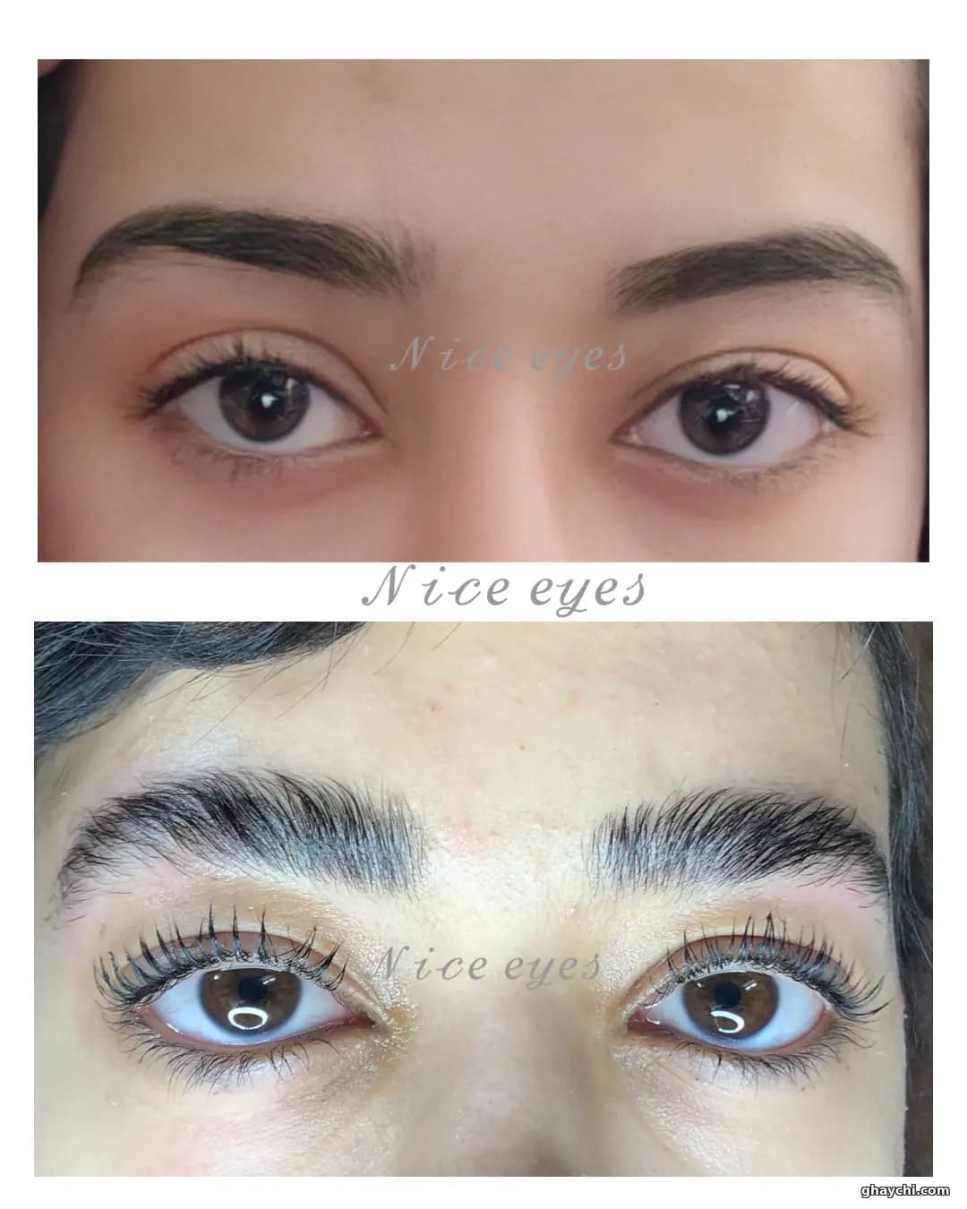نمونه کار مژه — رنگ مژه زنانه در خیابان نصرت، تهران — الهه کریمی