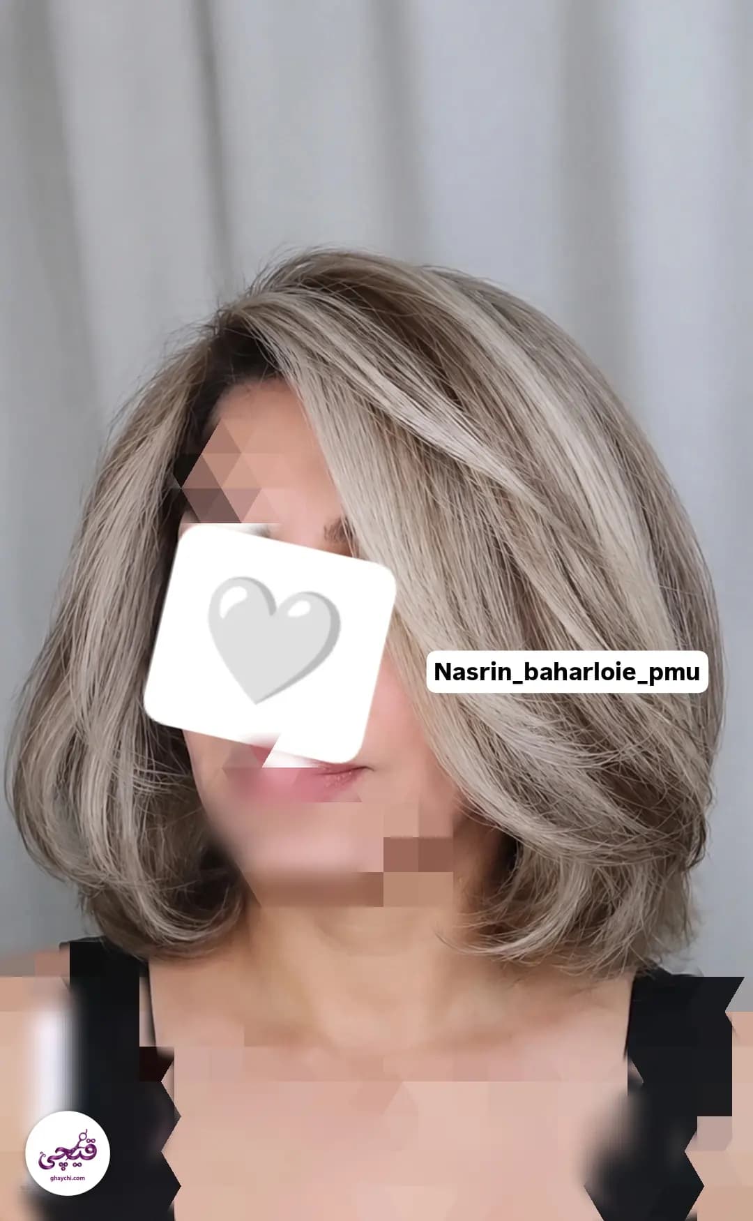 نمونه کار مو — دکلره و رنگ مو زنانه در خیابان لاله، اصفهان — نسرین بهارلویی