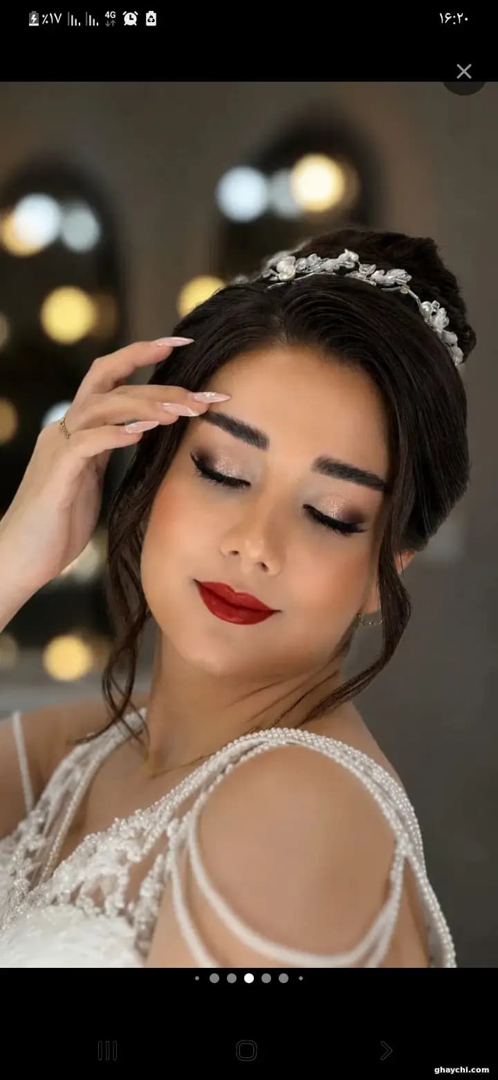 نمونه کار عروس — میکاپ عروس زنانه در رشت، رشت — الما