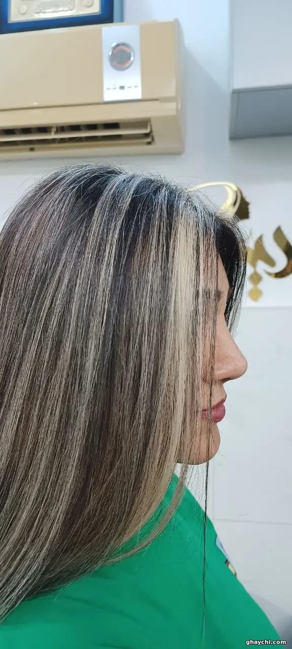 نمونه کار مو — مش و هایلایت زنانه در رشت، رشت — سالن دیبا