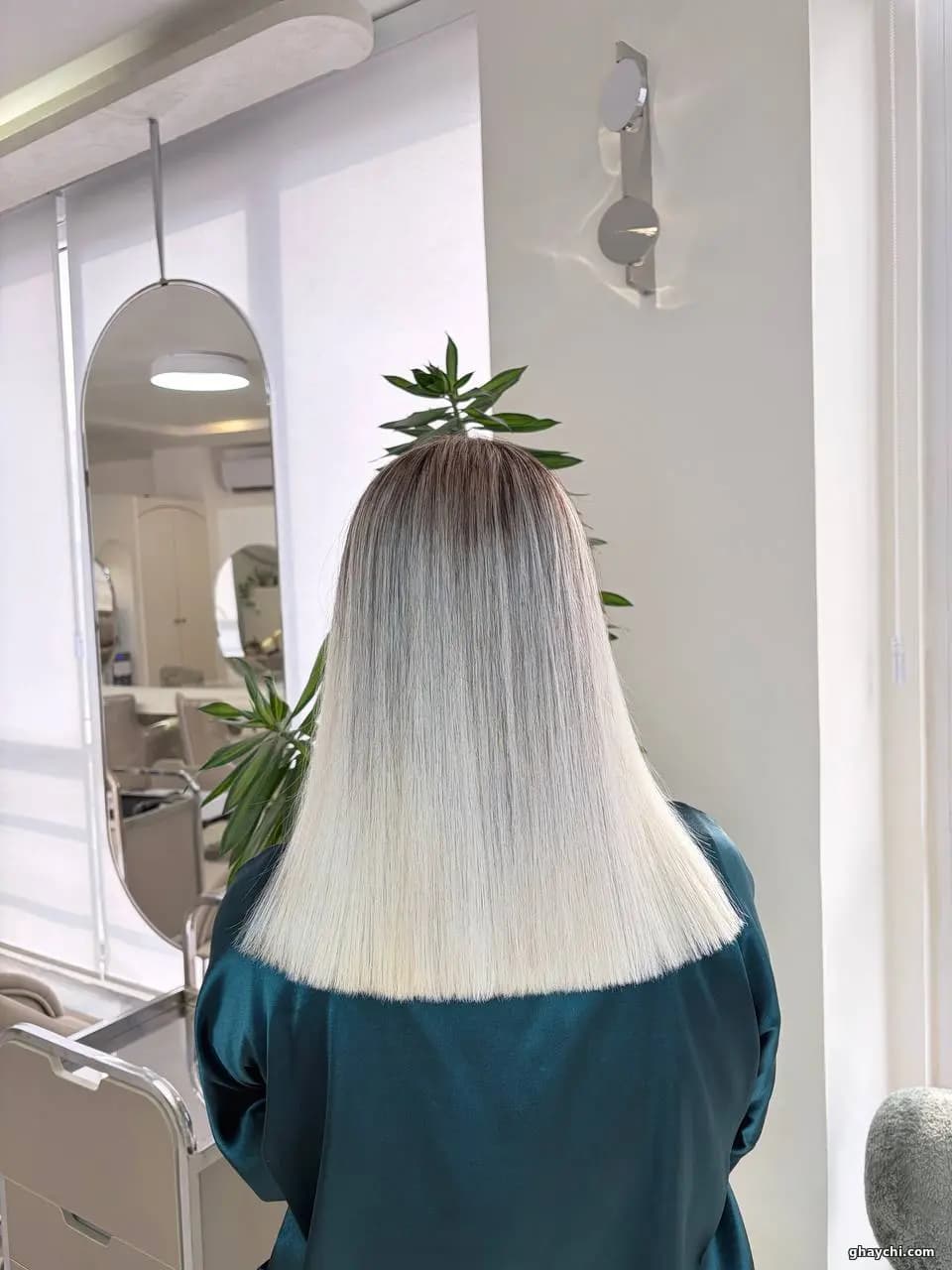 نمونه کار مو — کراتین و پروتئین تراپی زنانه در رشت، رشت — نرجس اکبرزاده