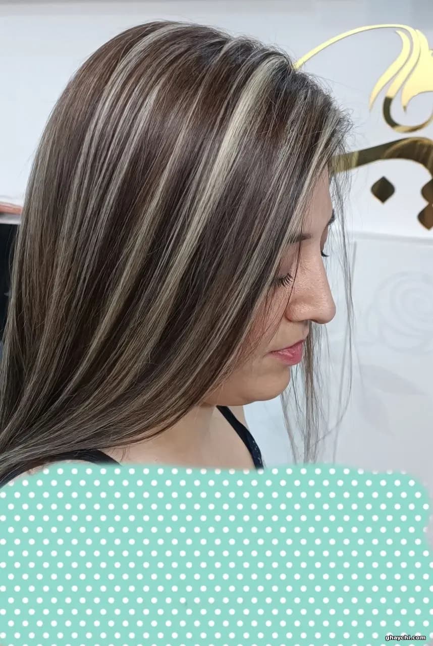 نمونه کار مو — مش و هایلایت زنانه در رشت، رشت — سالن دیبا